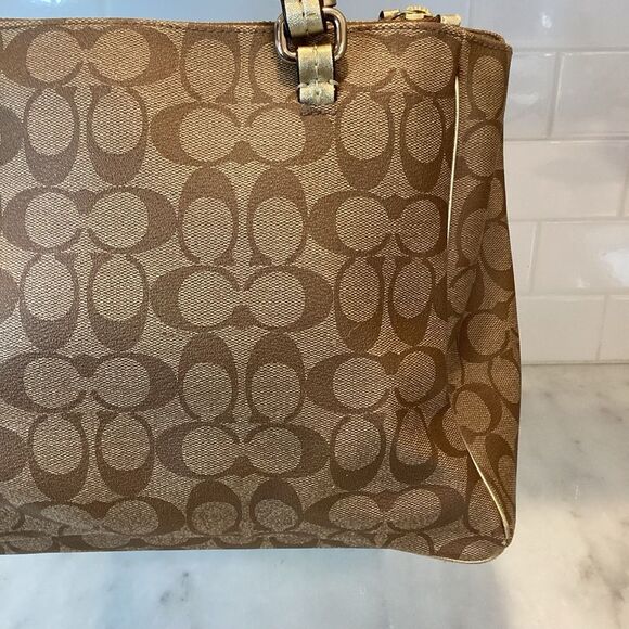 Coach Peyton Signature Jordan Double Zip Carryall - Picture 5 of 16